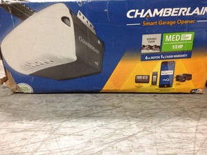 lot 102 image: Chamberlain C253 Opener Garage Door Wi-Fi 12hp IN GOOD CONDITIONS