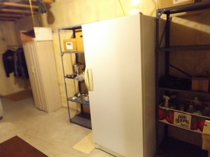 lot 53 image: Kenmore 24.9 cu. ft. Upright Freezer Model #2539261110