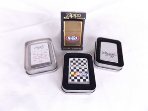 lot 98 image: WOW Lot of VERY Collectible Dale Earnhardt, NHRA, etc. Zippo Lighters