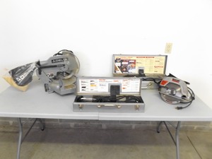 lot 157 image: Lot of 4 Misc. Power Saws