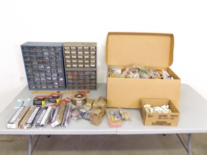 lot 162 image: Large Lot of Hardware, Screws, Nuts, Bolts, etc.