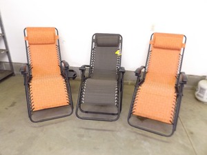 lot 180 image: Lot of 3 Guidesman Zero Gravity Recliners