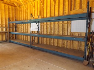 lot 186 image: 28 3 of Steel Industrial Pallet Racking
