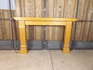 lot 183 image: NEW Oak Fireplace Mantle