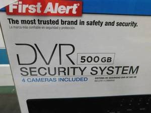 lot 26 image: New First Alert DVR 500GB Security System