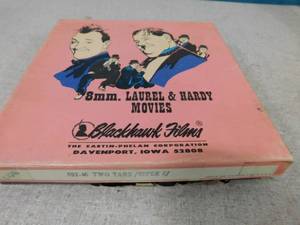 lot 56 image: Vintage Blackhawk Films 8mm Laurel & Hardy Movies