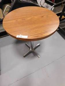 lot 82 image: Small Round Table 24 x 29(h)