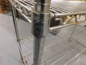 lot 89 image: NSF Rolling Utility Cart - 47 x 18(d) x 75(h)