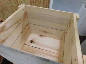 lot 91 image: 4 - Wood Storage Boxes - approx. 13.5 x 16