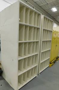 lot 98 image: 2 - Metal Storage Units - 37(w) x 36(d) x 85(d)