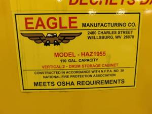lot 99 image: Eagle Flammable Storage Cabinet