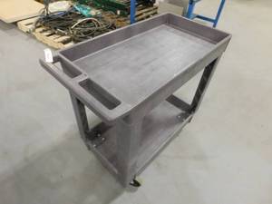 lot 125 image: Global Rolling Utility Cart - 17 x 32
