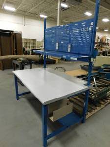 lot 128 image: Work Bench with Peg Board