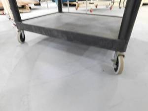 lot 132 image: Luxer Rolling Utility Cart - 24 x 32 x 33(h)
