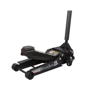 lot 35 image: Black Jack 3.5 Ton Heavy Duty Low Profile Garage Jack Dual Piston Black