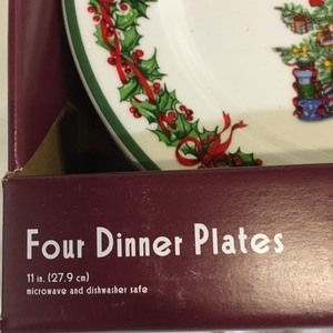 lot 117 image: Christopher Radko Set of Four Salad Plates