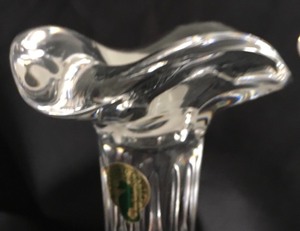 lot 80 image: Pair of Waterford Candle Holders