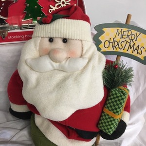 lot 170 image: Santa Pillow and 4 Stocking Hooks