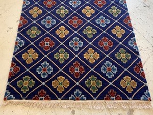 lot 1 image: Pure Wool Tibetan Carpet