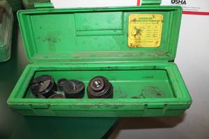 lot 112 image: Greenlee Knockout Punch Set 7364, Case