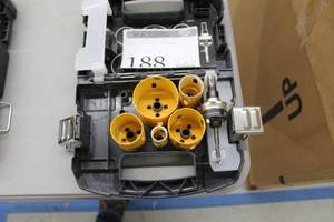 lot 188 image: Hole Saw 7-piece Kit, Case