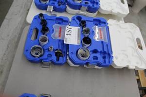 lot 184 image: Lot of (2) Lenox Partial Hole Saw Kits, Cases