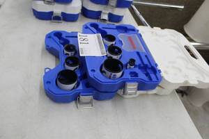 lot 181 image: Lot of (2) Lenox Partial Hole Saw Kits, Cases