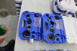 lot 179 image: Lot of (2) Lenox Partial Hole Saw Kits, Cases