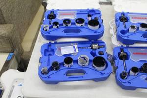 lot 180 image: Lot of (2) Lenox Partial Hole Saw Kits, Cases