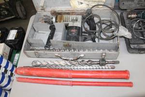 lot 131 image: AEG Hammerdrill PH35, Drill Bits, Case