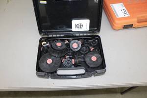 lot 166 image: KO Stamp Conduit Entry Layout PVC Marking Plugs Kit, Case