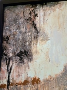 Large Framed Abstract Canvas Print