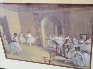 Wood Framed Degas Print