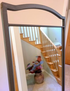 Bronze Metal Floor Mirror