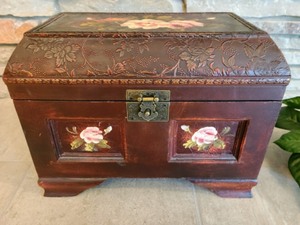 Pretty Painted Decorative Wooden Box