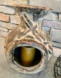 Trio of Decorative VasesPottery