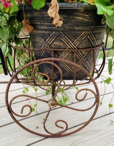 Iron Bicycle Plant Stand
