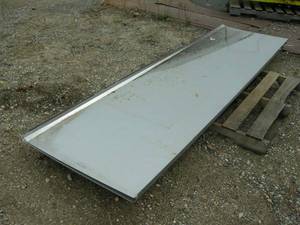 lot 41 image: 4 Stainless Steel Sheet Panels