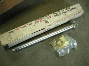 lot 180 image: Hot Fox In-Line In-Tank Diesel Fuel Warmer