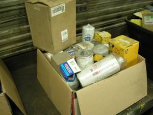 lot 193 image: Box Big Equipment Filters