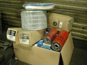 lot 198 image: Box Big Equipment Filters