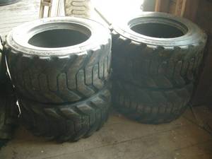 lot 226 image: Set of 4 Skidsteer Tires