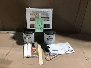 lot 3 image: NuVo 2-qt. Driftwood Cabinet Paint Kit in good condition