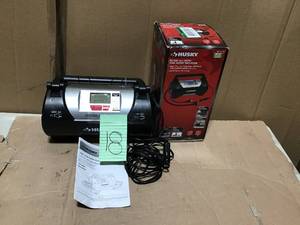 lot 18 image: 12120 Volt Auto and Home Inflator by Husky in good condition