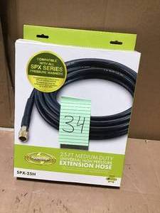 lot 34 image: 25 ft. Extension Pressure Washer Hose in good condition