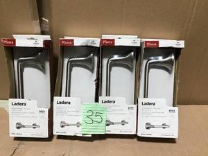 lot 35 image: Ladera Toilet Paper Holder in Spot Defense Brushed Nickel in good condition