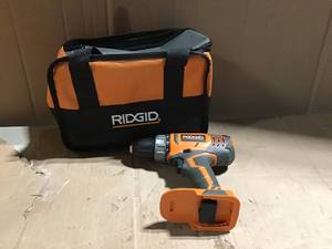 lot 91 image: 18-Volt Lithium-Ion Cordless 2-Speed 12 in. Compact DrillDriver Kit with (2) 1.5 Ah Batteries, Charger, and Tool Bag in good condition