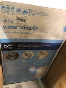 lot 108 image: GE 30,000 Grain Water Softener NOT USED