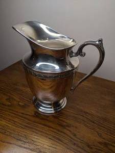 lot 10 image: Silver Pitcher