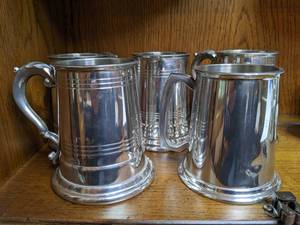 lot 29 image: Pewter Steins